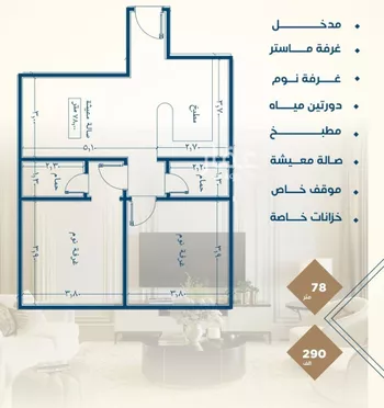 شقة للبيع في شارع عرابه ابن شماخ, حي النزهة, مدينة جدة, منطقة مكة المكرمة صورة 4