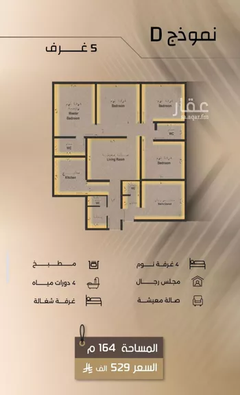 شقة للبيع في شارع زيد بن قيس, حي الفيصلية, مدينة جدة, منطقة مكة المكرمة صورة 4