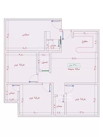 شقة للبيع في شارع الواحة, حي الواحة, مدينة جدة, منطقة مكة المكرمة صورة 4