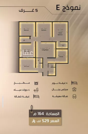 شقة للبيع في شارع زيد بن قيس, حي الفيصلية, مدينة جدة, منطقة مكة المكرمة صورة 3