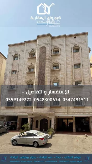 شقة للإيجار في شارع إبن الربيع الشيباني, حي الواحة, مدينة جدة, منطقة مكة المكرمة