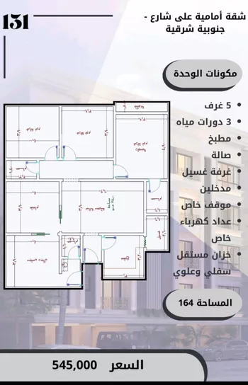 شقة للبيع في شارع الامير عبدالمجيد, حي الصواري, مدينة جدة, منطقة مكة المكرمة صورة 5