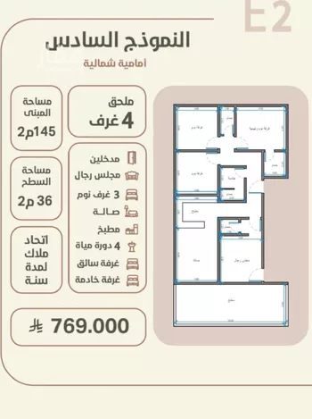 شقة للبيع في شارع احمد محمد السباعي, حي الروضة, مدينة جدة, منطقة مكة المكرمة صورة 2