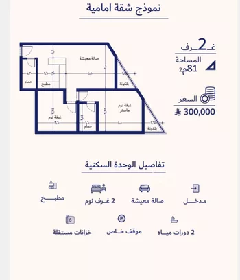 شقة للبيع في شارع عمره النجاريه, حي المروة, مدينة جدة, منطقة مكة المكرمة صورة 2
