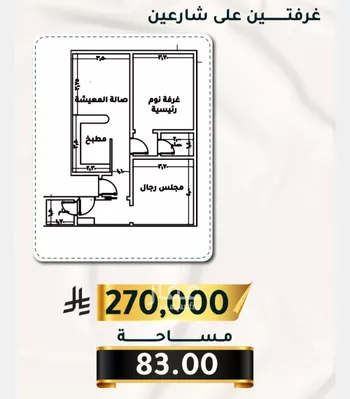 شقة للبيع في شارع الاسود, حي الثغر, مدينة جدة, منطقة مكة المكرمة صورة 4