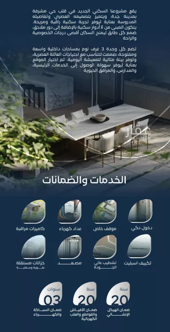 شقة للبيع في شارع جبل طارق, حي مشرفة, مدينة جدة, منطقة مكة المكرمة صورة 3