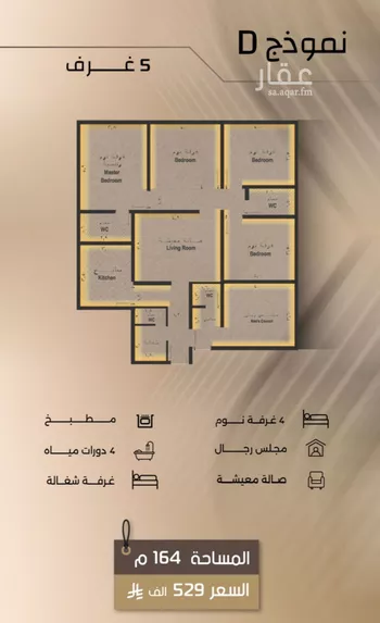 شقة للبيع في شارع زيد بن قيس, حي الفيصلية, مدينة جدة, منطقة مكة المكرمة صورة 4