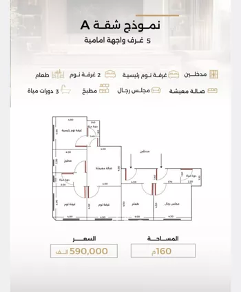 شقة للبيع في شارع الناصر بن الأحمر, حي الصفاء, مدينة جدة, منطقة مكة المكرمة صورة 5
