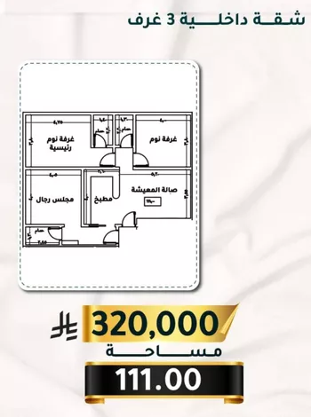 شقة للبيع في شارع الاسود, حي الثغر, مدينة جدة, منطقة مكة المكرمة