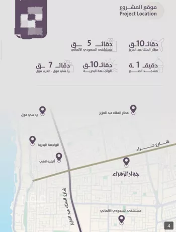 شقة للبيع في شارع عوف الجثممي, حي الزهراء, مدينة جدة, منطقة مكة المكرمة