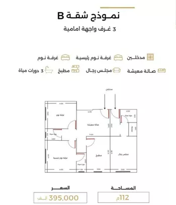 شقة للبيع في شارع الناصر بن الأحمر, حي الصفاء, مدينة جدة, منطقة مكة المكرمة صورة 3