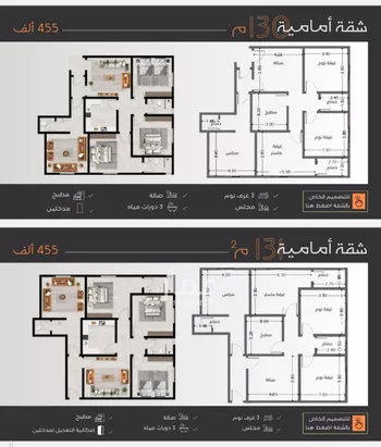 شقة للبيع في شارع عبدالرحمن الجرادي, حي النزهة, مدينة جدة, منطقة مكة المكرمة صورة 2