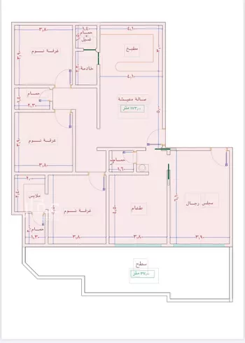 شقة للبيع في شارع الامير عبدالمجيد, حي الصواري, مدينة جدة, منطقة مكة المكرمة صورة 4
