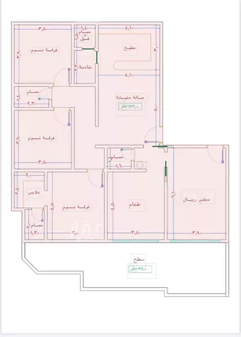 شقة للبيع في شارع الامير عبدالمجيد, حي الصواري, مدينة جدة, منطقة مكة المكرمة صورة 2