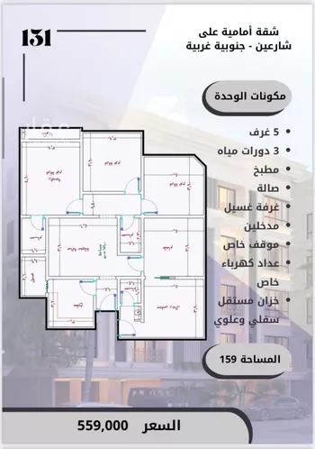 شقة للبيع في حي الصواري, مدينة جدة, منطقة مكة المكرمة صورة 4