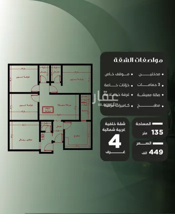 شقة للبيع في شارع عروان, حي النزهة, مدينة جدة, منطقة مكة المكرمة
