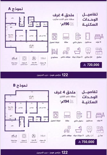 شقة للبيع في شارع طريق الملك عبدالله, حي الفيحاء, مدينة جدة, منطقة مكة المكرمة صورة 3