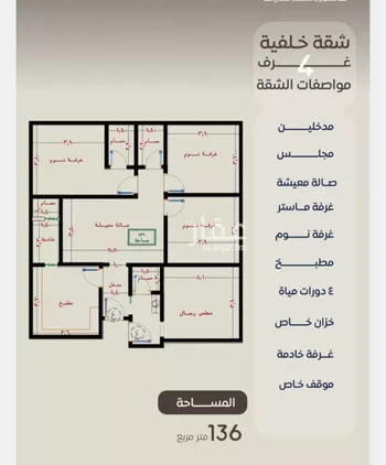 شقة للبيع في شارع ظعفرانه, حي النزهة, مدينة جدة, منطقة مكة المكرمة صورة 2