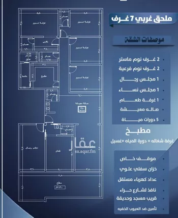 شقة للبيع في شارع محمد بن اسعد العظم, حي النزهة, مدينة جدة, منطقة مكة المكرمة صورة 2