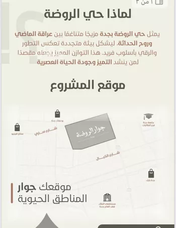 شقة للبيع في شارع احمد محمد السباعي, حي الروضة, مدينة جدة, منطقة مكة المكرمة صورة 3
