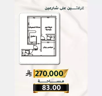 شقة للبيع في شارع الاسود, حي الثغر, مدينة جدة, منطقة مكة المكرمة