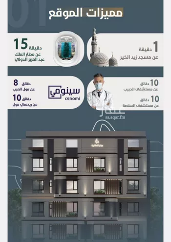 شقة للبيع في شارع ابو مصعب الاسدي, حي النعيم, مدينة جدة, منطقة مكة المكرمة صورة 2