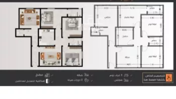 شقة للبيع في شارع عبدالرحمن الجرادي, حي النزهة, مدينة جدة, منطقة مكة المكرمة صورة 3