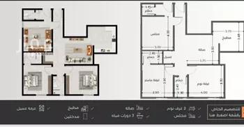شقة للبيع في شارع عبدالرحمن الجرادي, حي النزهة, مدينة جدة, منطقة مكة المكرمة صورة 3
