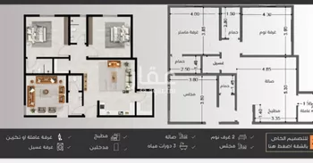 شقة للبيع في شارع عبدالرحمن الجرادي, حي النزهة, مدينة جدة, منطقة مكة المكرمة صورة 5