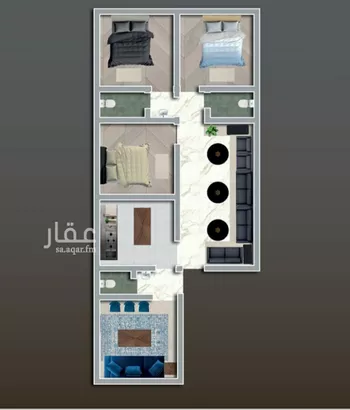 شقة للبيع في شارع ظيبان بن عماره, حي النزهة, مدينة جدة, منطقة مكة المكرمة صورة 2