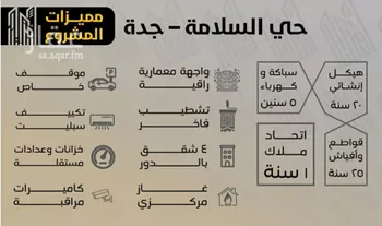 شقة للبيع في شارع مناره المروه, حي السلامة, مدينة جدة, منطقة مكة المكرمة صورة 5