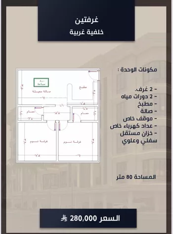 شقة للبيع في شارع الامير عبدالمجيد, حي الصواري, مدينة جدة, منطقة مكة المكرمة صورة 2