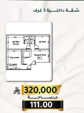 شقة للبيع في شارع الاسود, حي الثغر, مدينة جدة, منطقة مكة المكرمة صورة 4