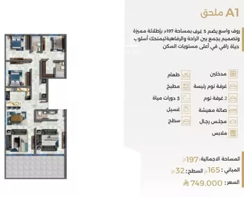 شقة للبيع في شارع ابو سفيان مدلوك, حي النعيم, مدينة جدة, منطقة مكة المكرمة صورة 2