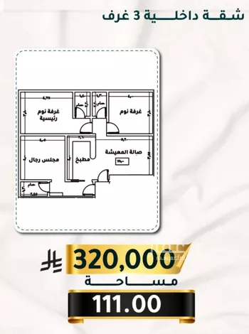 شقة للبيع في شارع الاسود, حي الثغر, مدينة جدة, منطقة مكة المكرمة صورة 4