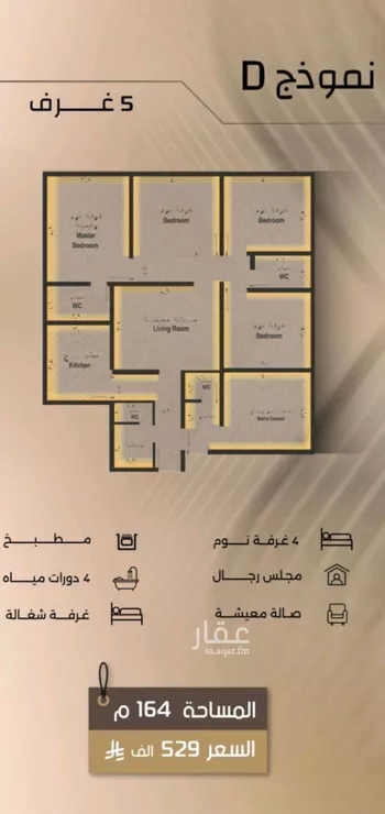 شقة للبيع في شارع زيد بن قيس, حي الفيصلية, مدينة جدة, منطقة مكة المكرمة صورة 2