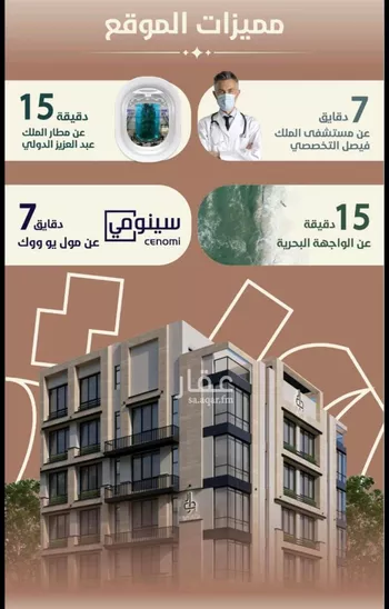 شقة للبيع في شارع ابو القاسم التنوخي, حي الروضة, مدينة جدة, منطقة مكة المكرمة صورة 4