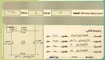 أرض للبيع في شارع إبراهيم آل إبراهيم ، حي الورود الثالث ، الهفوف‎ ، الاحساء