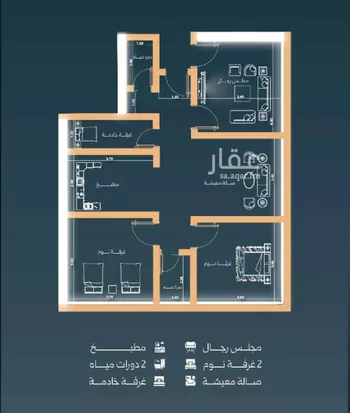 شقة للبيع في شارع نشطون, حي النزهة, مدينة جدة, منطقة مكة المكرمة صورة 2