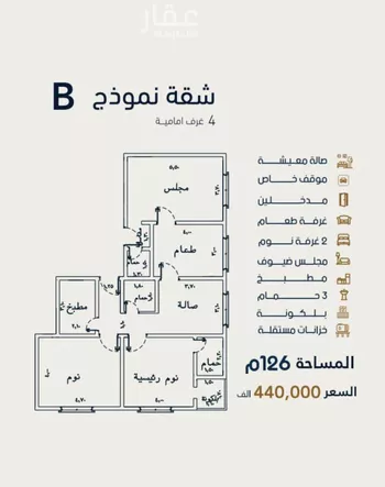 شقة للبيع في شارع إبن حبيب الله, حي الصفاء, مدينة جدة, منطقة مكة المكرمة صورة 3