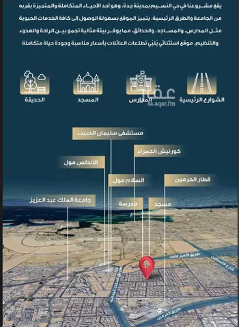 شقة للبيع في شارع حميد البوعزاوي, حي النسيم, مدينة جدة, منطقة مكة المكرمة صورة 2