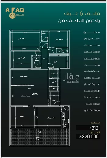 شقة للبيع في شارع بني حراضه, حي النزهة, مدينة جدة, منطقة مكة المكرمة صورة 2