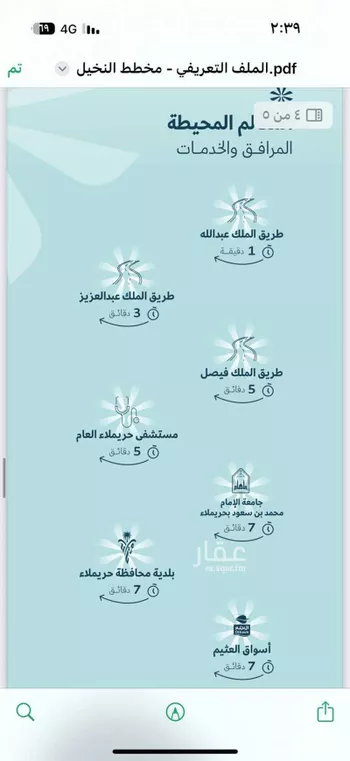 أرض للبيع في حي النخيل ، حريملاء ، حريملاء صورة 3