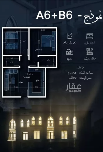 شقة للبيع في شارع احمد الغزاوى, حي الحمراء, مدينة جدة, منطقة مكة المكرمة صورة 3