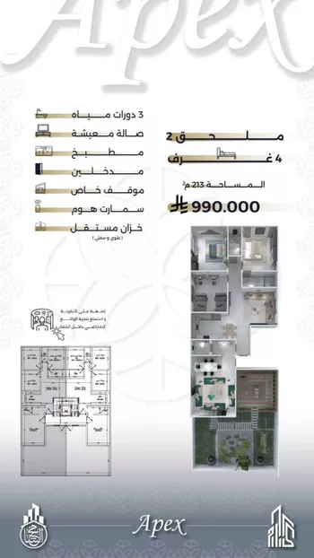 شقة للبيع في شارع بحر الجود, حي السلامة, مدينة جدة, منطقة مكة المكرمة صورة 3