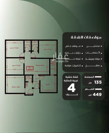 شقة للبيع في شارع طريق الملك فهد فرعي, حي النزهة, مدينة جدة, منطقة مكة المكرمة صورة 2