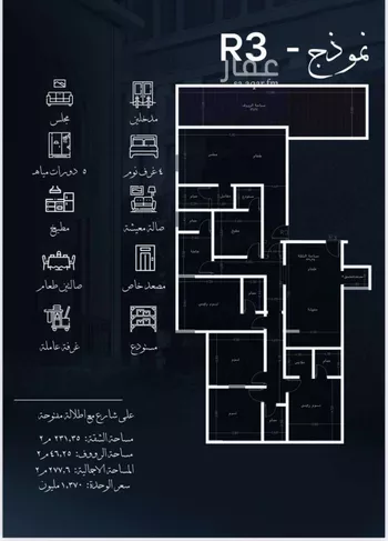 شقة للبيع في شارع احمد الغزاوى, حي الحمراء, مدينة جدة, منطقة مكة المكرمة صورة 2