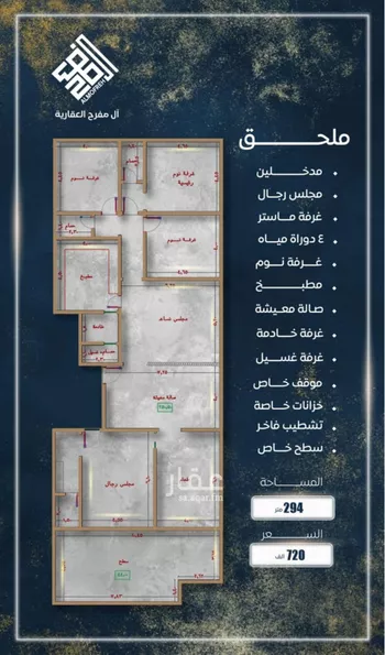 شقة للبيع في شارع أحمد بن خلف, حي الصواري, مدينة جدة, منطقة مكة المكرمة صورة 5