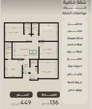شقة للبيع في حي النزهة, مدينة جدة, منطقة مكة المكرمة
