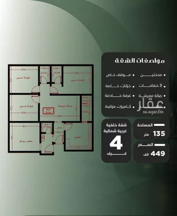 شقة للبيع في شارع عزيز بن عمير, حي النزهة, مدينة جدة, منطقة مكة المكرمة